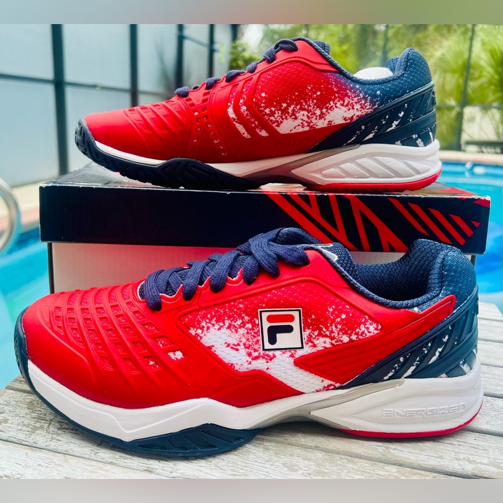 FILA AXILUS ENERGIZED LIMITED EDITION US OPEN TENNIS SHOES MENS 9~NEW IN BOX